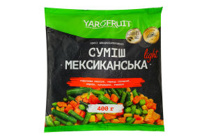 Суміш овочева швидкозаморожена Мексиканська Light Yarofruit м/у 400г