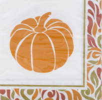 Smart Living Beverage Napkins Harvest Boho - 16 CT