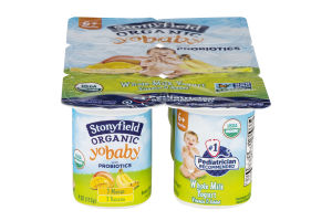 Stonyfield Organic Yobaby with Probiotic Yogurt Variety Pack - 6 CT