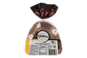 Хлеб половинка в нарезке ржаной Домашний Добрий м/у 0.3кг