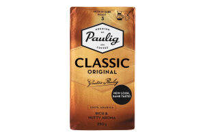 Кава натуральна смажена мелена Classic Paulig в/у 250г