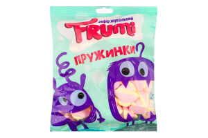 Маршмеллоу Веселі пружинки з ароматом полуниці 175г Фрумі
