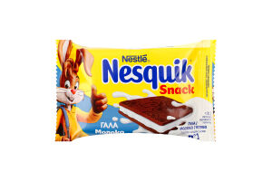 Пирожное бисквитное с молочной начинкой Snack Nesquik м/у 26г
