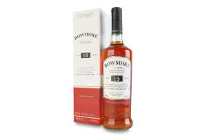 Віскі 0.7л 43% односолодове 15YO Bowmore к/у