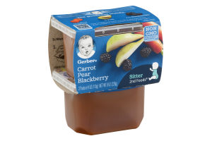 Gerber 2nd Foods Carrot, Pear & Blackberry - 2 CT