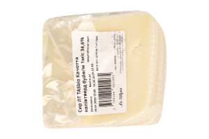 Сир ЛТ TASbio Качотта напівтверд буйв/м 1міс 34,6%