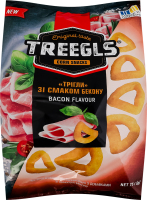 Изделия фигурные неглазированные с добавками со вкусом бекона Treegls м/у 75г