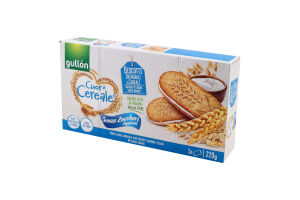 Печенье с начинкой и подсластителем без добавления сахара Biscotti Cuor di Cereale Gullon к/у 5х44г