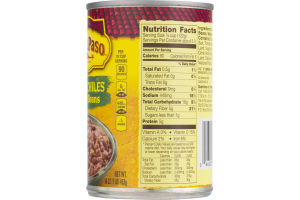 Old El Paso Refried Beans Green Chiles