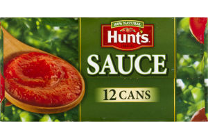 Hunt's Tomatoes Sauce - 12 CT