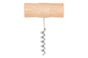 Штопор з дерев"яною ручкою Забава