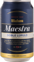 Пиво 330мл 7.5% світле фільтроване пастеризоване Maestra Mahou з/б