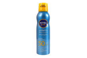 Мист солнцезащитный освежающий SPF 50 Защита и сухое прикосновение Sun Nivea 200мл