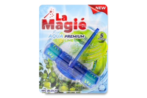 Освежитель для унитаза Lime Aqua premium La Magie 40г