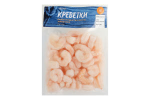 Креветки заморожені варені очищені Novus б/х в/у 250г