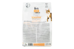 Корм сухий для котів Fresh Turkey&Salmon Sensitive Care Brit м/у 2кг