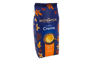 Кофе натуральный жареный в зернах Caffe Crema Movenpick м/у 1кг