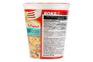 Локшина Koka зі смаком морепродуктів швид/приг