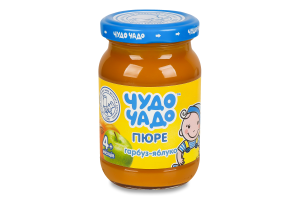 Пюре для детей от 4мес Тыква-Яблоко Чудо-Чадо с/б 170г