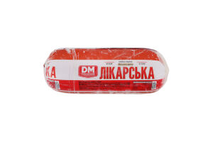 Ковбаса варена Лікарська Дніпровський м'ясокомбінат в/с кг