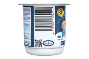 Творожок 3.9% для детей от 8мес с наполнителем фруктовым Клубника-банан-мелисса Агуня ст 90г