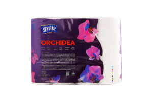 Папір туалетний Орхідея 3шари 145відривів 24шт Гріт