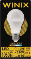 Лампа тепле світло A60 12W E27 3000K LED Winix 1шт