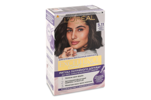 Крем-фарба д/волосся Екселенс Кул Крем 5.11 ультрапопелястий світло-каштановий Лореаль