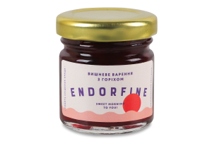 Варенье вишневое с орехом Endorfine с/б 44г