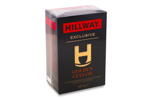 Чай чорний байховий листовий Golden Ceylon Exclusive Hillway в/с к/у 100г