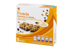 Ahold Protein Granola Bars Peanut Butter & Dark Chocolate - 5 CT