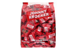 Вафли с начинкой со вкусом шоколада Johnny Krocker Roshen м/у 1кг