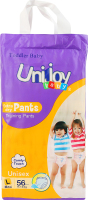Трусики-подгузники для детей 9-14кг L Soft Baby Unijoy 56шт