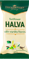 Халва подсолнечная с ароматом ванили Druzhkivska м/у 200г