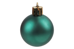 Прикраса ялинкова Куля зелена 4см в асортименті