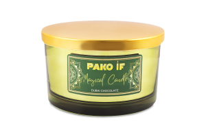 Свічка ароматична Magical candle Dubai chocolate парафін скло 450г Пако ІФ
