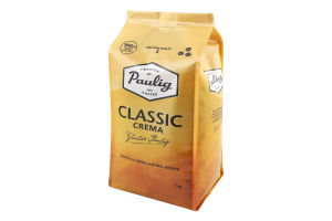 Кава натуральна в зернах Classic Crema Paulig м/у 1кг