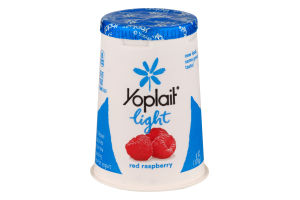 Yoplait Light Fat Free Yogurt Red Raspberry