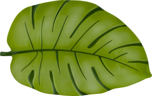Smart Living SL Palm Leaf Shape Plate Mel Cd