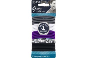Goody Ouchless No Metal Elastics - 24 CT