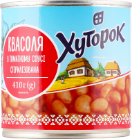 Квасоля Хуторок в томатному соусі 425мл х10