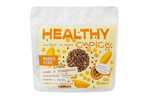 Каша из плющеной чернозерной спельты, ячменя и льна с манго и маракуей Mango vibe Healthy Choice д/п 300г