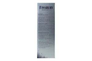 Набір Джин 0.7л 47% Platinum London Dry + 1 склянка Finsbury к/у