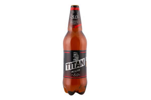Пиво 1л 8% светлое Titan Чернігівське п/бут