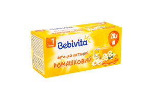 Фіточай для дітей від 1міс ромашковий Bebivita к/у 20х1.5г