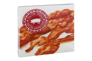 Smart Living Collection Bacon! Lunch Napkins - 16 CT