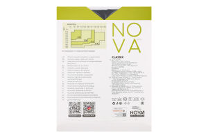 Колготки жіночі Nova Classic 40 чорний р.3