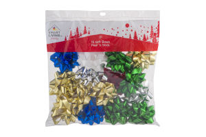 Smart Living Holiday Gift Bows Peel 'n Stick - 15 CT