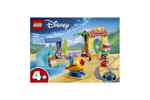 Конструктор для детей от 4лет №43280 Beach fun with Lilo&Stitch Disney Lego 113эл