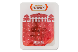 Колбаса нарезка Брезаола Ferrarini лоток 90г